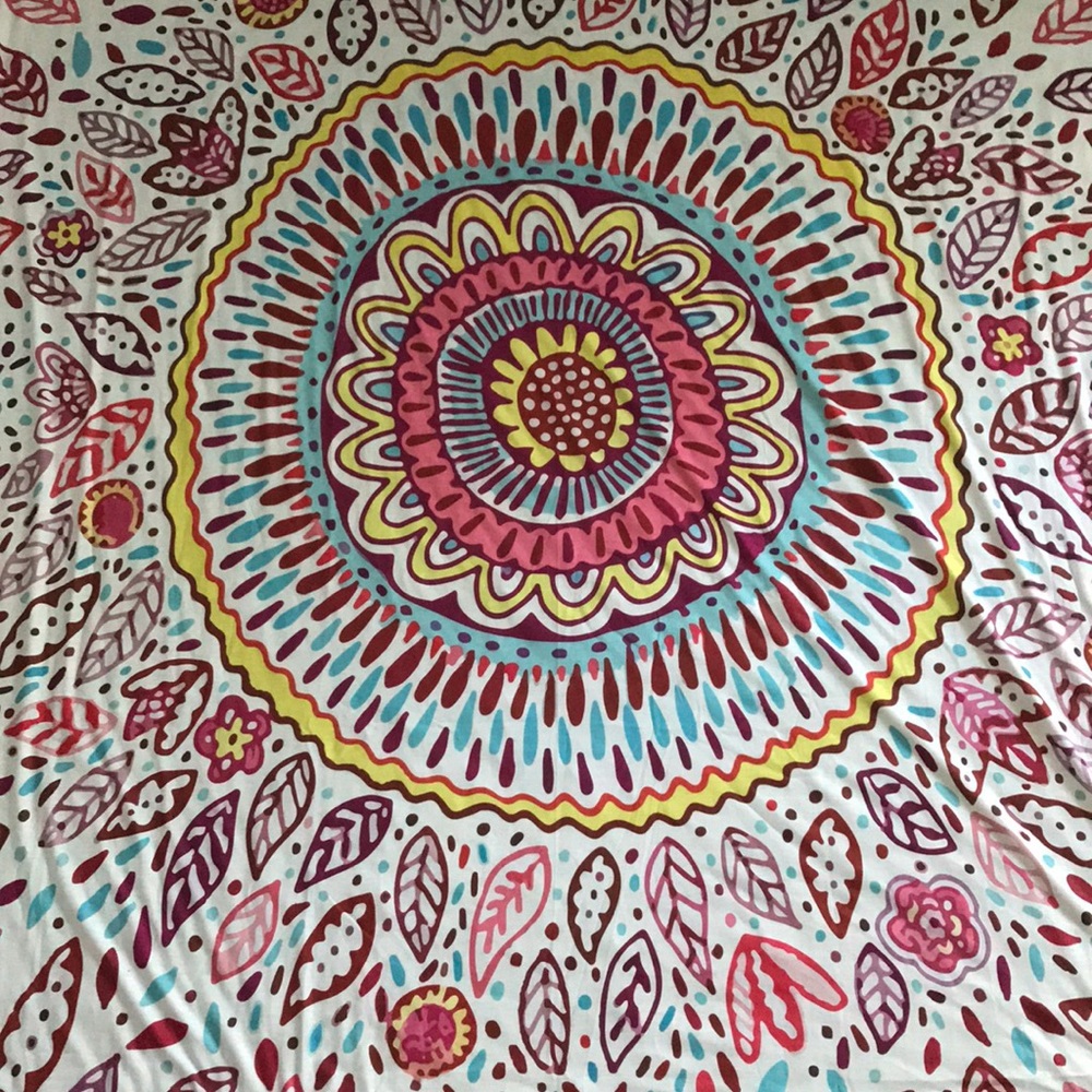 Floral tapestry